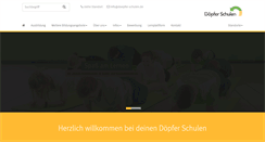 Desktop Screenshot of doepfer-schulen.de